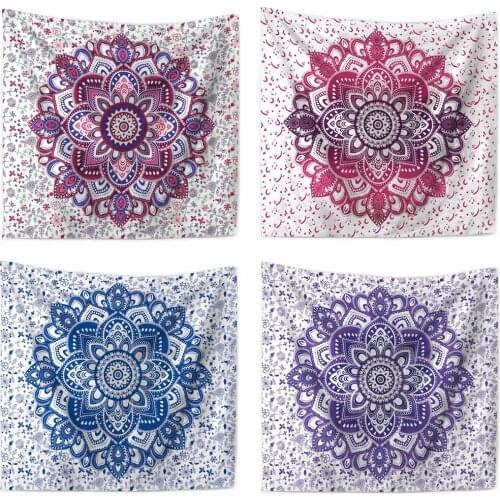 Fashion Tribe Style Bohemia Mandala Floral Carpet Wall Hanging Tapestry For Wall Decoration