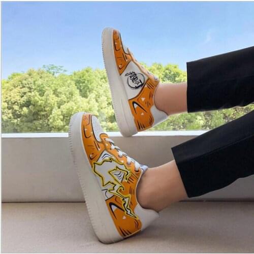 New Men Kimetsu no Yaiba shoes canvas shoes man high-top basketball shoes Demon Slayer Kamado Tanjirou Jerseys shoes Cosplay