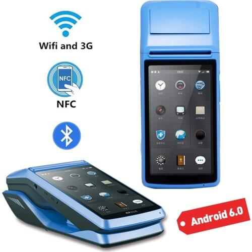 GZWEIOU Pda Printer Supplies Handheld Pos Terminal With All In One Thermal Printer Android Mobile POS Smart Roll Pos Paper NFC