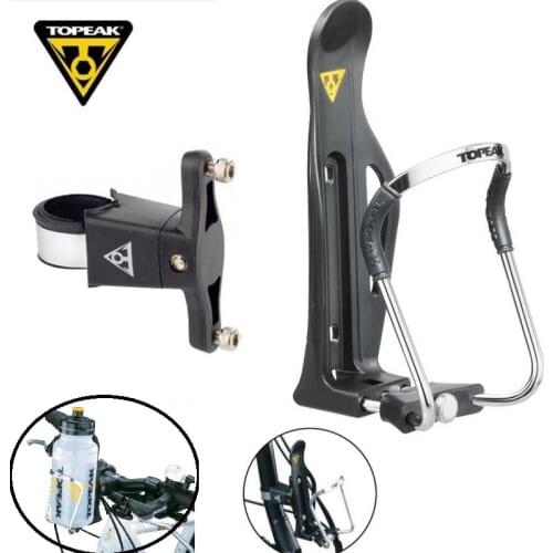 TOPEAK Bicycle Bottle Holder Adjustable MTB Mountain Road Bike Handlebar or Fork Tube Seatpost Water Bottle Holder Bracket Rack