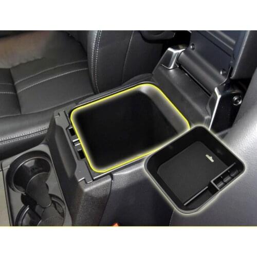 Without refrigerator style Central armrest box Center Console Storage Box Cover garbage Accessories for LAND-ROVER DISCOVERY 4