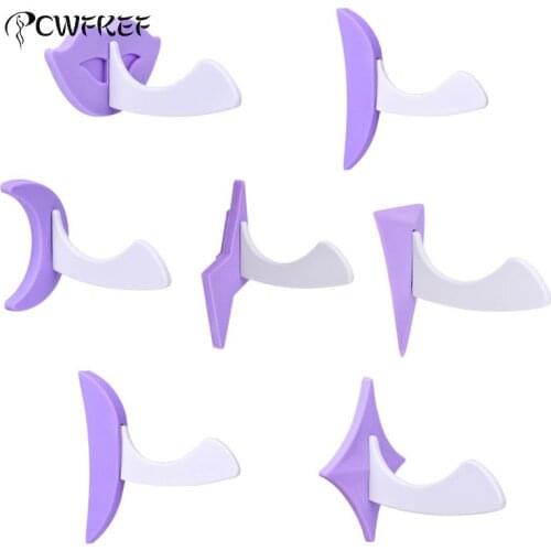 7Pcs Bikini Privates Shaving Stencil Set Female Pubic Hair Trimmer Shaver Sexy Secret Intimate Shaping Tools Hair Shaving