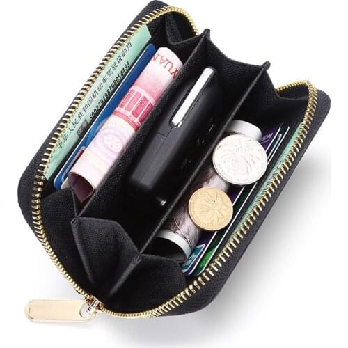 Brand Men Credit Card Holder Vintage Pu Leather Women Cardholder Business Card Case Buckle Card id Holders Coin Purse Retro