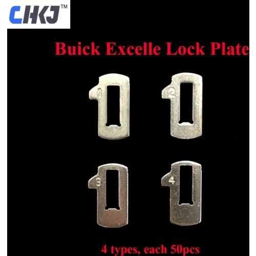 CHKJ 200pcs/lot Car Lock Reed Locking Plate For Buick Excelle (4 Types Each 50pcs) Auto Repair Accessaries Locksmith Supplies