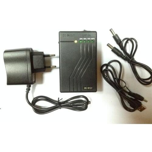 DC 12V/3800mAH USB 5V/5600mAH Li-ion Lithium Rechargeable Battery Batteries Pack for CCTV camera Free Shipping