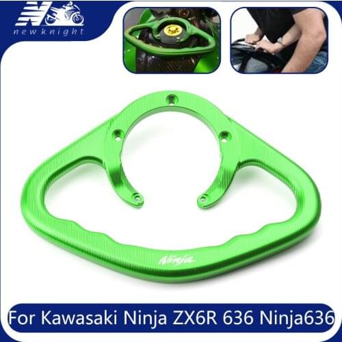 For Kawasaki Ninja ZX6R Ninja636 2007-2016 Motorcycle Aluminum Alloy Passenger Handgrips Hand Grip Tank Grab Bar Handles Armrest