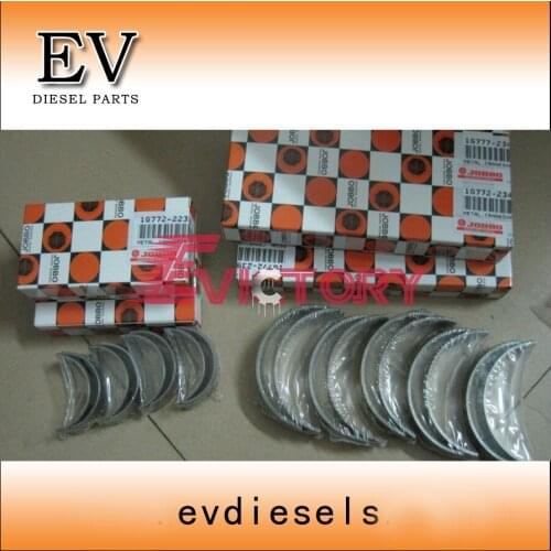For kubota V2607 V2607T engine bearing main bearing and con rod bearing