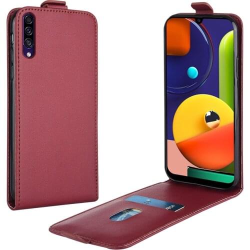 Flip Case for Samsung Galaxy A50 A505 A505F SM-A505F A505F-DS 6.4''Leather Case for Samsung A50 A505 Phone Case