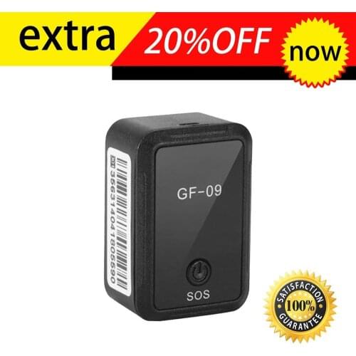GF09 Magnetic Mini Car Tracker GPS Real Time Tracking Locator Device Magnetic GPS Tracker Real-time Vehicle Locator