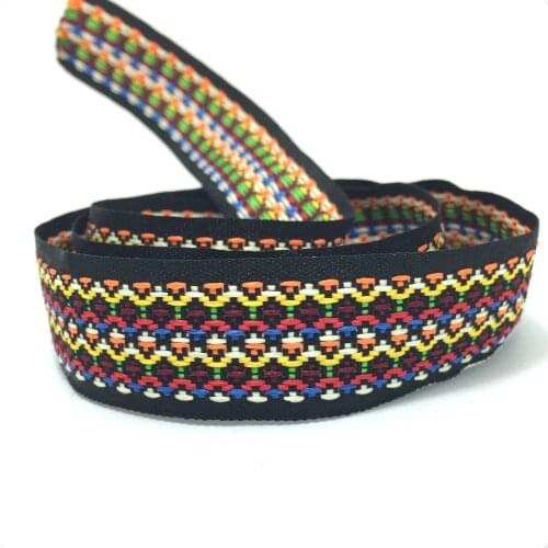 ZERZEEMOOY HOT LACE!!! 3/4" 20MM 10YARD/SETS SINGLE FACE GEOMETRIC JACQUARD RIBBON MZZD16052501