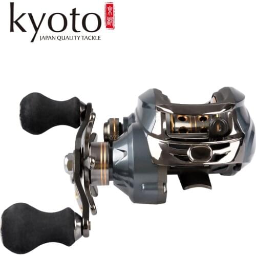 KYOTO NEMESIS 120LA Fishing Reel Baitcasting Reel Left Hand Gear Ratio 6.3:1 10+1BB Baitcasting Fishing Reel Fresh/Salt Water