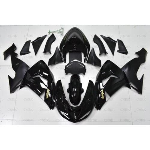 Body Kits for ZX10r 2006 for Kawasaki ZX10r Fairing 2006 for Kawasaki ZX10r Plastic Fairings 2006 - 2007 Black
