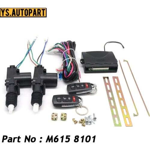 M615 8101 Car 24V Universal Remote Control Vehicle Keyless Entry System For Truck 2 Doors Central Door Lock Locking Alarm System