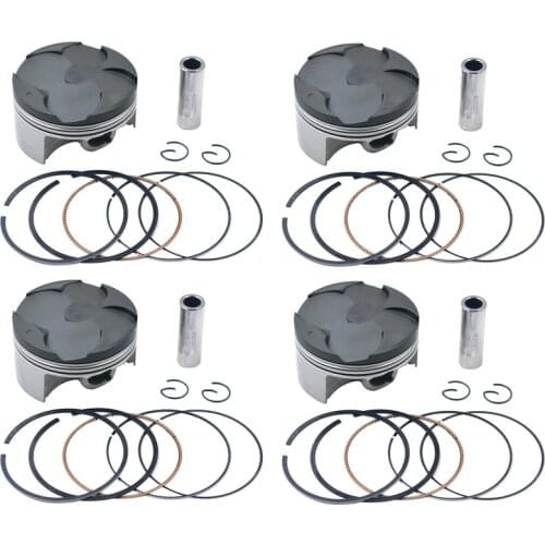 Motorcycle Bore Size STD ~+50 67mm 67.25mm 67.5 mm Piston & Piston Ring Kit For HONDA CBR600 CBR600RR CBR600RR ABS 13101-MFJ-A40