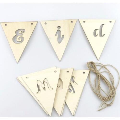 Ramadan Eid Mubarak Wooden Craft Plaque Decoration Home Hanging Ornament Pendant