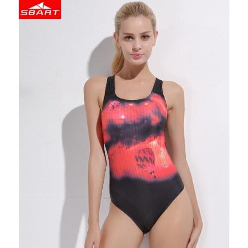 SBART Women water sports equipment Sexy Scoop Female Elastic Swimsuit one piece swimwear backless monokini bathing swim suit