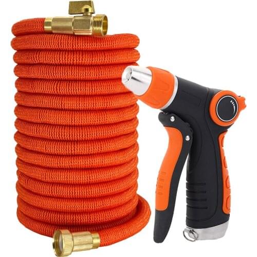 Brand New Garden Watering Hose High Pressure Washer With Extendable Car Wash Plastic Hose Magic Hose With Spray Gun For Watering