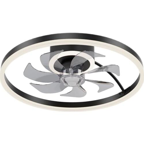 Modern Smart Silent Ceiling Fan with Led Light Remote Control Roof for Living Room Bedroom Kitchen Home Black Gold Fan Lamp 220v