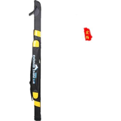 Fishing tackle and rod bag 1.2m single layer double zipper fishing tackle bag with rod bag fishing gear supplies