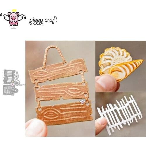 Piggy Craft metal cutting dies cut die mold Conch shell fence sign Scrapbook paper craft knife mould blade punch stencils dies