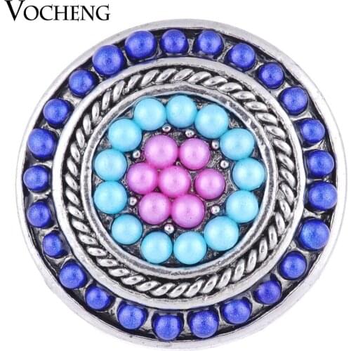 Vocheng Snap Charms 18mm Filled Round Bead Button Gift for Girls Vn-1127