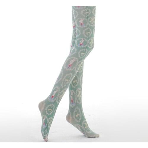 Cartoon Animal Printed Women Pantyhose Dropshipping