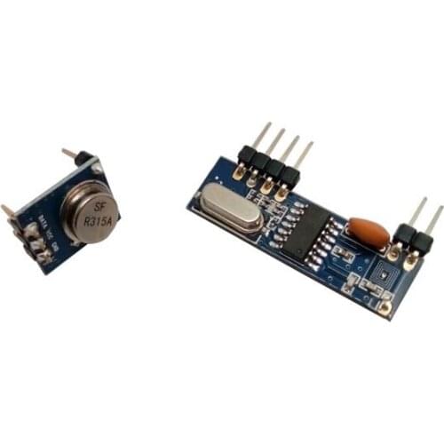 10sets rf antenna modules 315MHz ASK transmitter and Superheterodyne receiver module with soldered pin and spring antenna