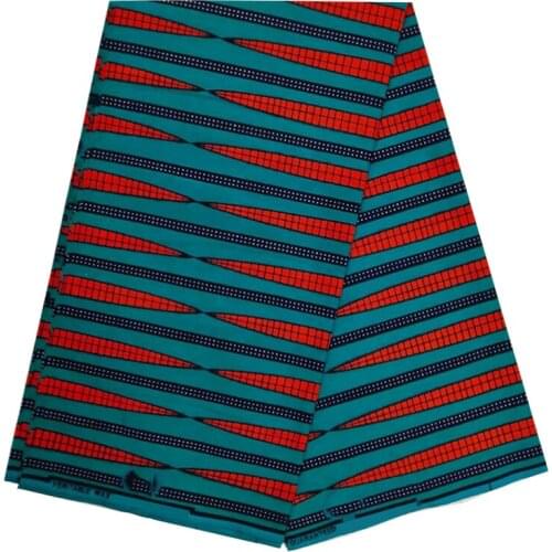 100%Breathable Ankara Style African Wax Prints Fabric Real Best Quality Nigerian Women Dress Material For Sewing 6 Yards NN 4-30