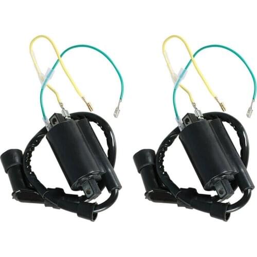 2-Pack for Honda 12V Ignition Coil CB350 CL350 SL350 CL450 CB450 CB500 CL500