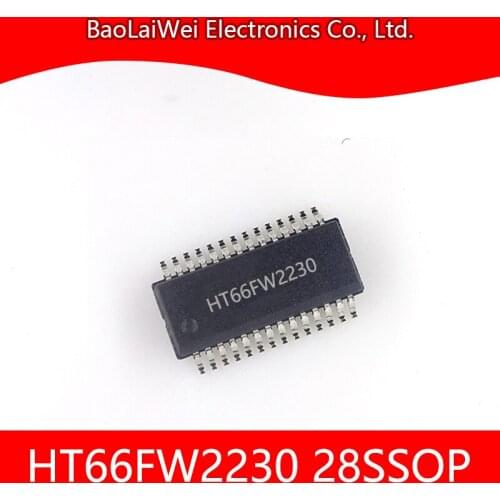 2pcs HT66FW2230 28SSOP ic chip Electronic Components Integrated Circuits Wireless Charger A/D Flash MCU