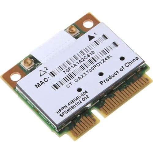 Atheros AR9280 2.4ghz 5ghz WLAN Minipci-express AR5BHB92 for Linux Hackintosh Win10 Wireless WiFi Network Card