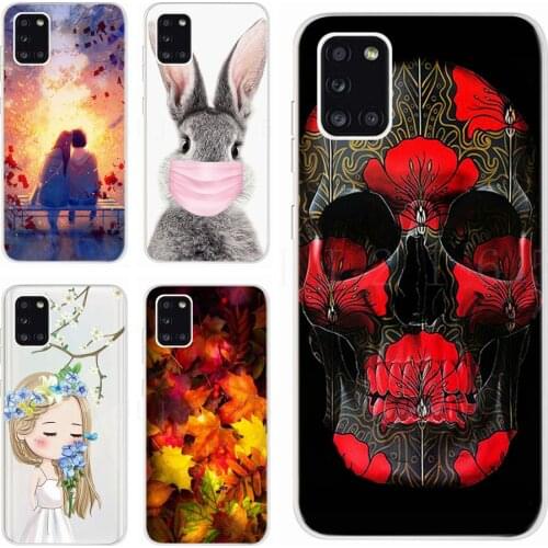 Silicone Case For Samsung Galaxy A31 Case 6.4'' Soft Slim Fundas Fashion Cover For Samsung A31 A 31 SM-A315F Phone Cases Bumper