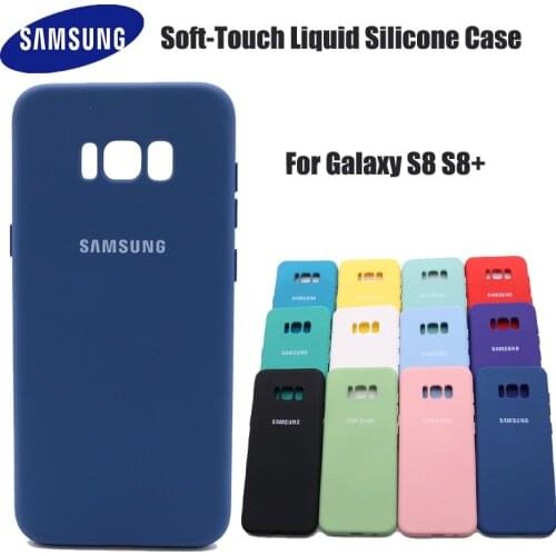 S8 Case Samsung Galaxy S8 / S8 Plus S8 + Silky Soft Touch Silicone Back Cover Protective Case For Samsung S8 / S8plus