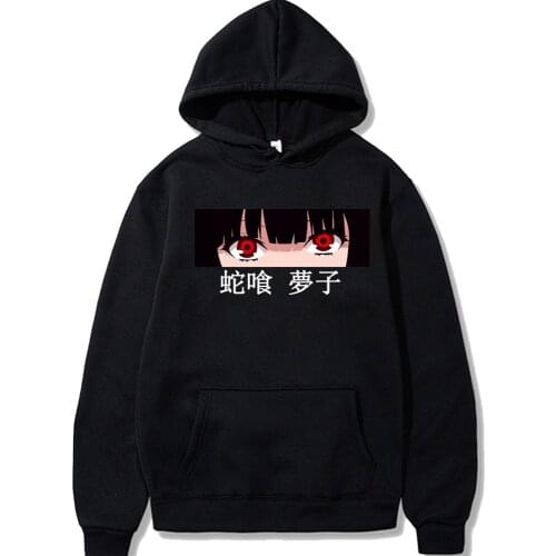 Kakegurui Jabami Yumeko Hoodie Manga Hoodies Long Sleeved Pullovers Tops