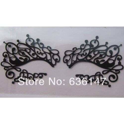 Minimum order $ 5) Free shipping Fashion paper cutting eye stickers eyeliner lansdowne False Eyelashes