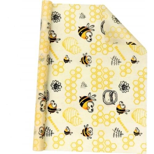 Reusable Stretch Cover Storage Wrap Sustainable Organic Sandwich Cheese Food Wrapping Paper Plastic Free Beeswax Food Wrap Snack