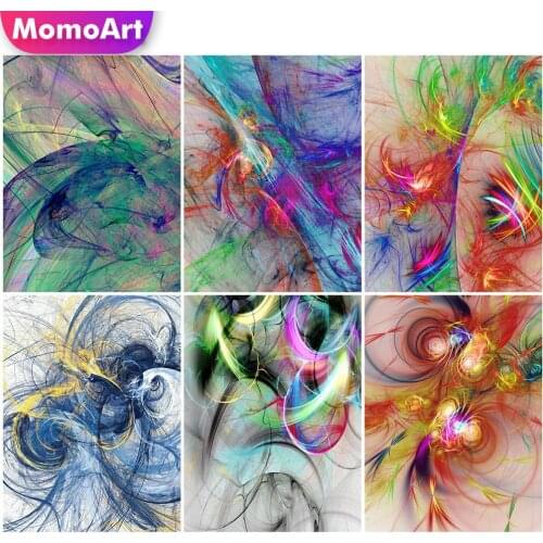MomoArt 5D DIY Diamond Mosaic Flower Landscape Full Drill Square Diamond Embroidery Colourful Needlework Mosaic Home Decor