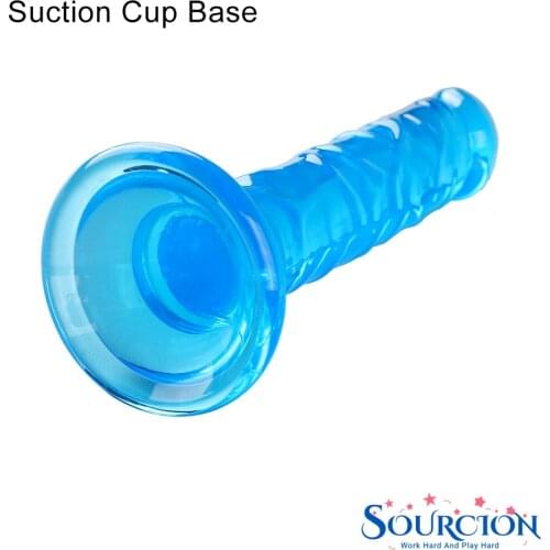 Soft Jelly Dildo Suction Dildo Realistic Erotic Cup Dildo Woman Anal Butt Plug G Spot Clitoris Orgasm Sex Toys for Adults Gay