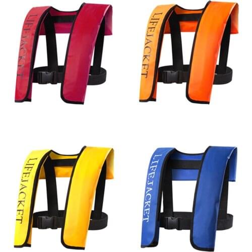 Outdoor Sport Fishing Life Vest Manual Inflatable Life Jacket Adult Life Vest Water Sports Swiming Fishing Survival Jacket