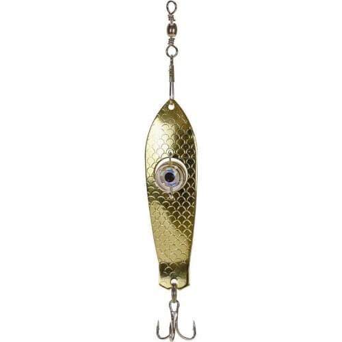 9.5cm 30g Underwater Fishing Light Electronic Attractive Eco-friendly with Treble Hook LED Lure Bait Fishing Lamp for Angling