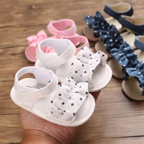 Sandale Fille Baby Girls Sandals Star Cute Sweet Summer Kids Sandales Flat Princess Shoes Toddler Children Open Toes Sandalias