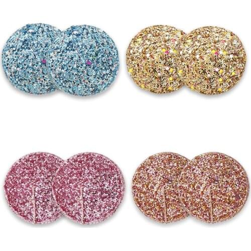 Women Sexy 1 Pair Sequins Nipple Cover Reusable Breast Wear Silicone Nipple Pasties Stickers Bra Pads Chest Stickers