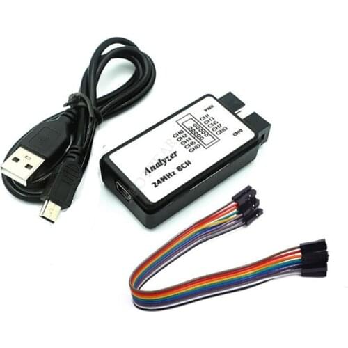 USB Logic Analyzer 24MHz 8 Channel 24M/ seconds Logic Analyzer Debugger