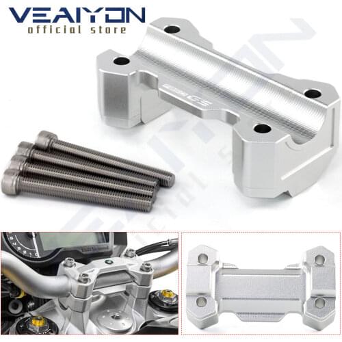 Handle bar Riser For BMW F850GS 2018 2019 2020 F 850GS 850 GS Motorcycle Handlebar Clamp CNC Aluminum Clamps 20MM F850 GS LOGO