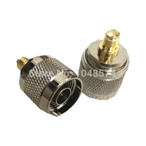 1pc Adapter N male plug to SMA female jack coaxial rf adapter connector