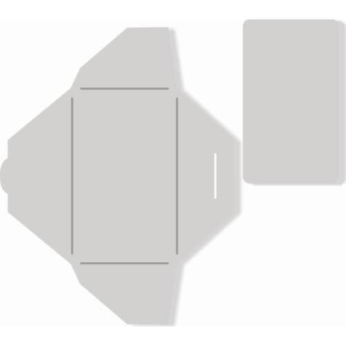 2020 New Rectangle Frame Metal Cutting Dies For Cut Paper Craft Making 3D Envelope Greeting Card DIY Scrapbooking No Stamps Sets