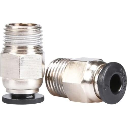 5pcs 3D printer accessories V6 fast connector M10 pneumatic quick joint