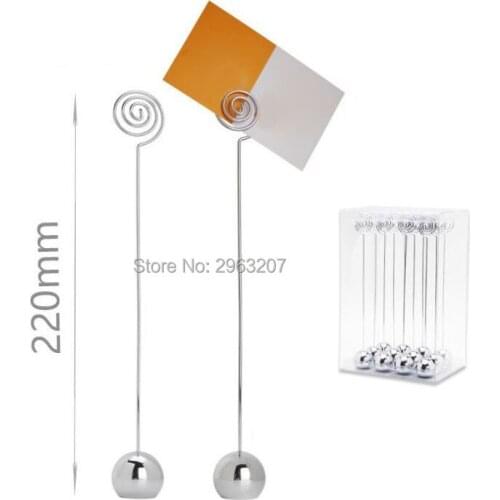 60pcs Stainless Steel Wedding Place Card Holder Table Photo Memo Number Name Clip Restaurant Place Card Holder Table Number Clip