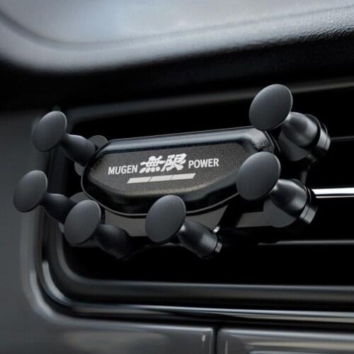Car Mobile Phone Holder Air Vent Mount Stand No Magnetic Cell Phone Holder for Mugen Power Honda Civic Accord CRV Hrv Jazz