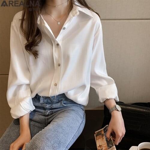 Blusas mujer de moda 2020 New Women Blouses Autumn Winter Fashion Shirts Korean Style Elegant Office Lady White Ladies Tops 4xl